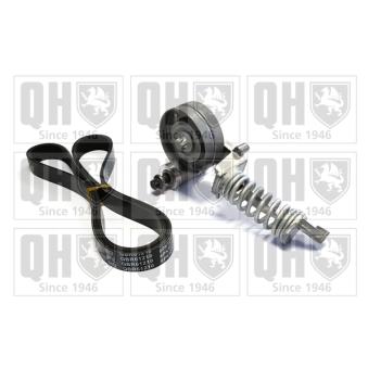 Jeu de courroies trapézoïdales à nervures QUINTON HAZELL QDK122 pour OPEL ADAM 1.4 - 87cv