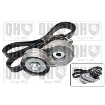 Jeu de courroies trapézoïdales à nervures QUINTON HAZELL QDK140 pour OPEL ZAFIRA 1.7 CDTI - 110cv