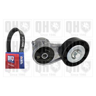Jeu de courroies trapézoïdales à nervures QUINTON HAZELL QDK174 pour SAAB 93 1.8 i - 122cv