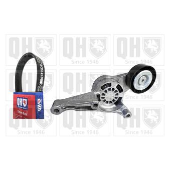 Jeu de courroies trapézoïdales à nervures QUINTON HAZELL QDK184 pour SEAT ALHAMBRA 2.0 TDI - 140cv