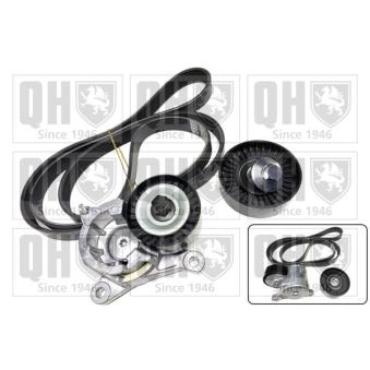 Jeu de courroies trapézoïdales à nervures QUINTON HAZELL QDK24 pour CITROEN C5 1.8 16V - 115cv