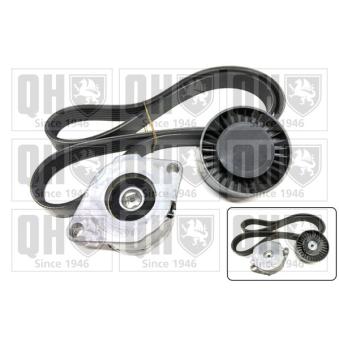 Jeu de courroies trapézoïdales à nervures QUINTON HAZELL QDK37 pour VOLKSWAGEN VENTO 1.9 TDI - 110cv