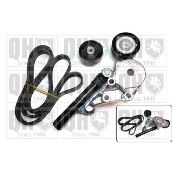 Jeu de courroies trapézoïdales à nervures QUINTON HAZELL [QDK42]