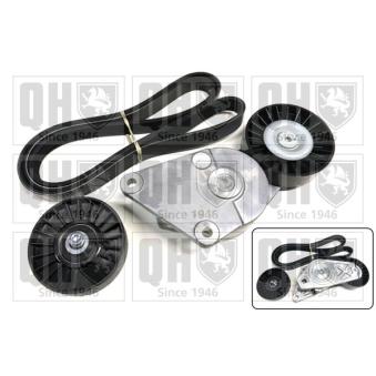 Jeu de courroies trapézoïdales à nervures QUINTON HAZELL QDK6 pour MERCEDES-BENZ SPRINTER 1.8 - 101cv