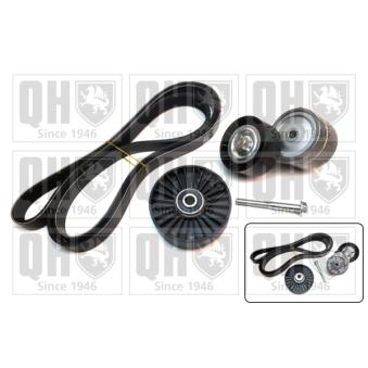 Jeu de courroies trapézoïdales à nervures QUINTON HAZELL [QDK62]