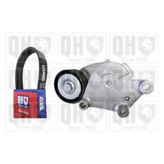 Jeu de courroies trapézoïdales à nervures QUINTON HAZELL QDK68 pour FORD FOCUS 1.6 TDCi - 109cv