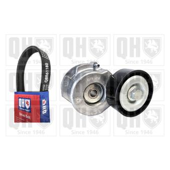 Jeu de courroies trapézoïdales à nervures QUINTON HAZELL QDK83 pour OPEL COMBO 1.3 CDTI 16V - 75cv