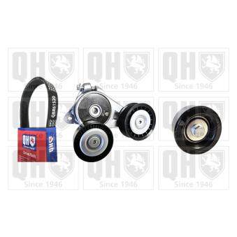 Jeu de courroies trapézoïdales à nervures QUINTON HAZELL QDK88 pour FORD FOCUS 1.8 TDCi - 115cv