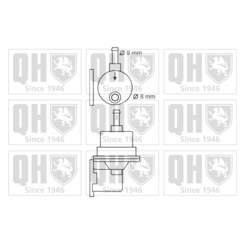 Pompe à carburant QUINTON HAZELL QFP113 - Visuel 1