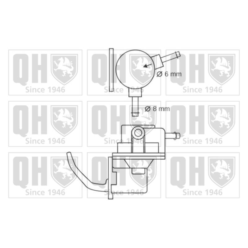 Pompe à carburant QUINTON HAZELL QFP116 - Visuel 1