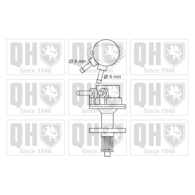 Pompe à carburant QUINTON HAZELL QFP141 - Visuel 1