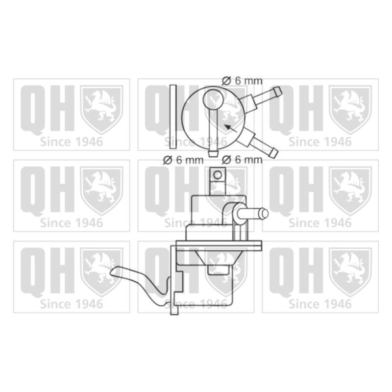 Pompe à carburant QUINTON HAZELL QFP144 - Visuel 1
