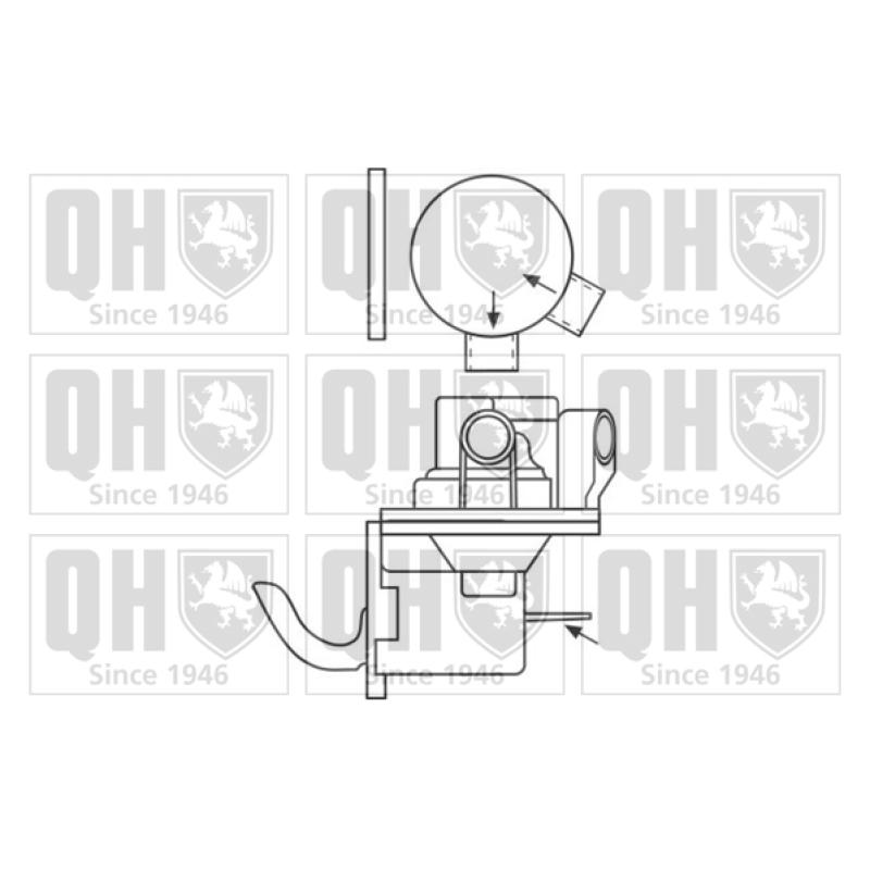 Pompe à carburant QUINTON HAZELL QFP149 - Visuel 1