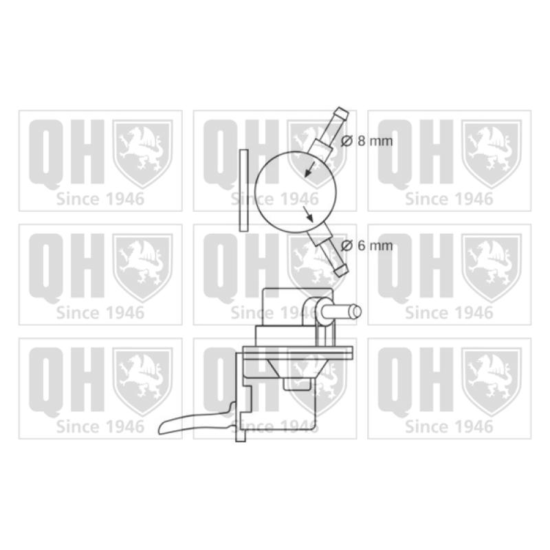 Pompe à carburant QUINTON HAZELL QFP152 - Visuel 1