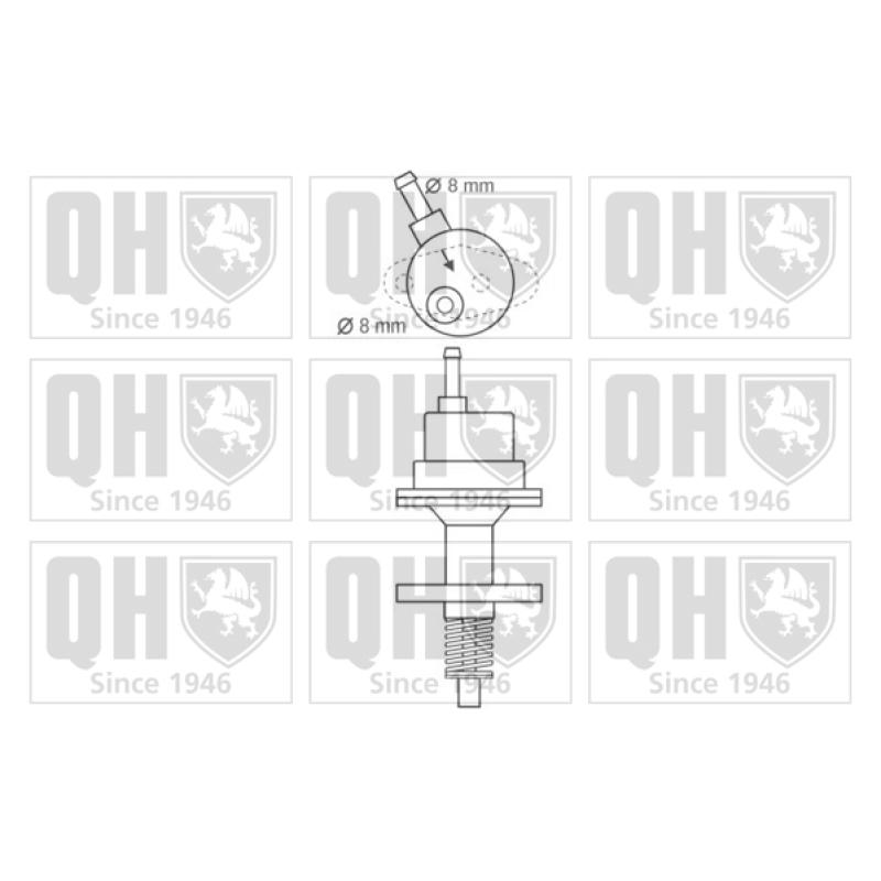 Pompe à carburant QUINTON HAZELL QFP153 - Visuel 1