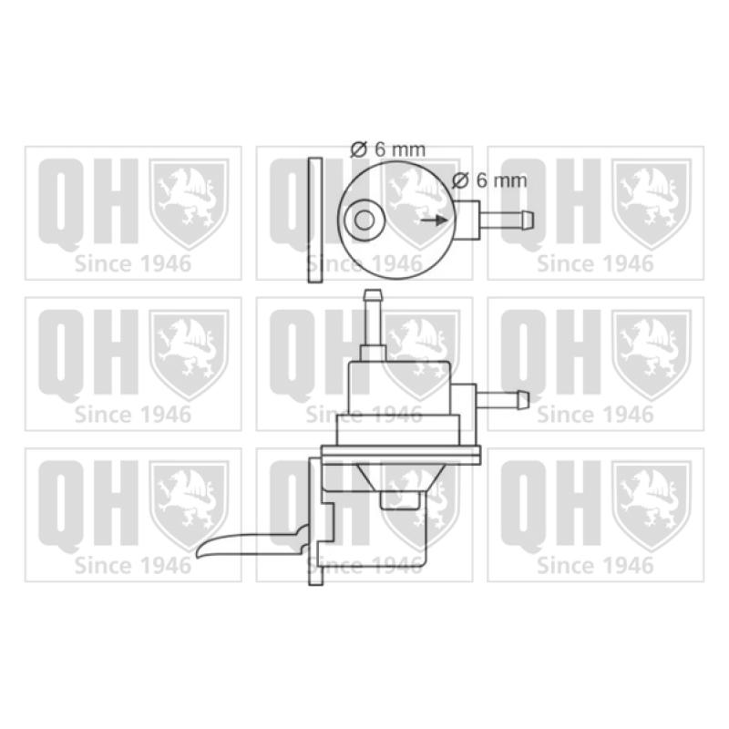 Pompe à carburant QUINTON HAZELL QFP16 - Visuel 1