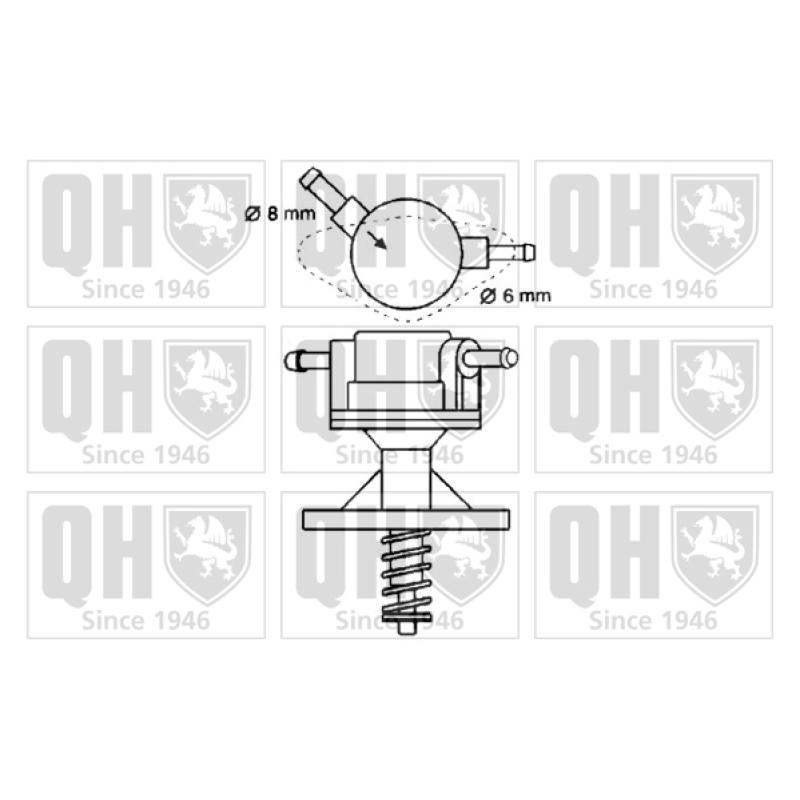Pompe à carburant QUINTON HAZELL QFP162 - Visuel 1
