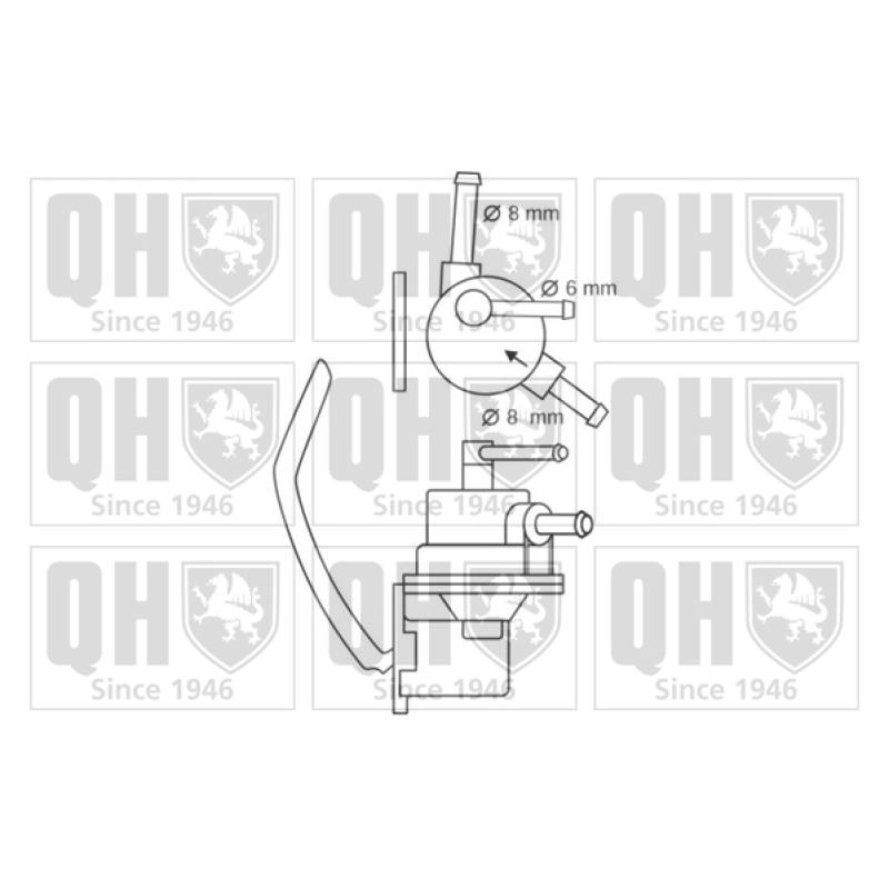 Pompe à carburant QUINTON HAZELL QFP256 - Visuel 1