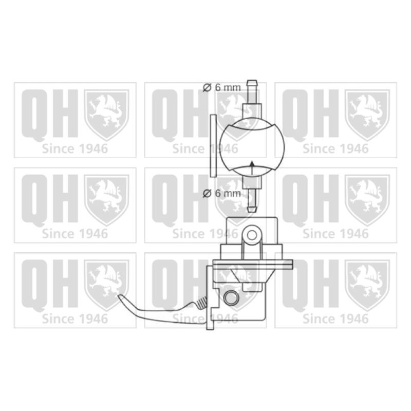 Pompe à carburant QUINTON HAZELL QFP264 - Visuel 1