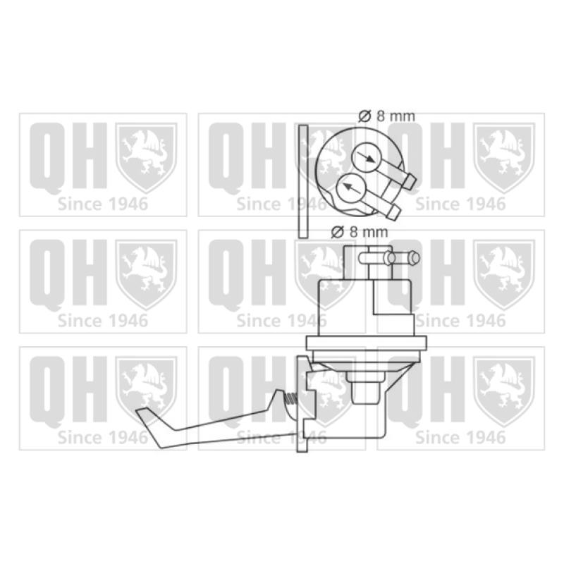 Pompe à carburant QUINTON HAZELL QFP265 - Visuel 1