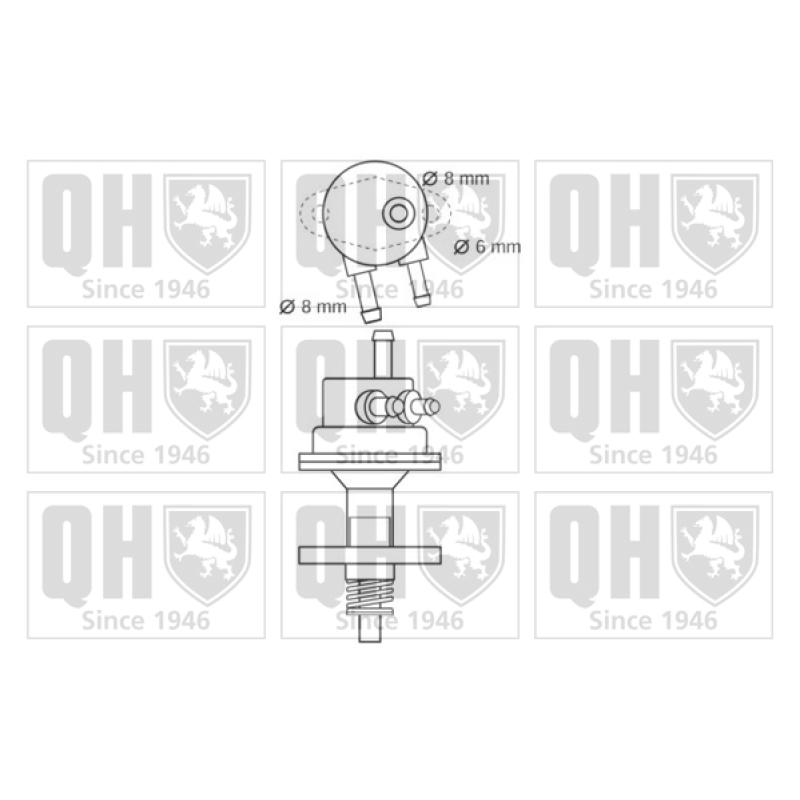 Pompe à carburant QUINTON HAZELL QFP283 - Visuel 1