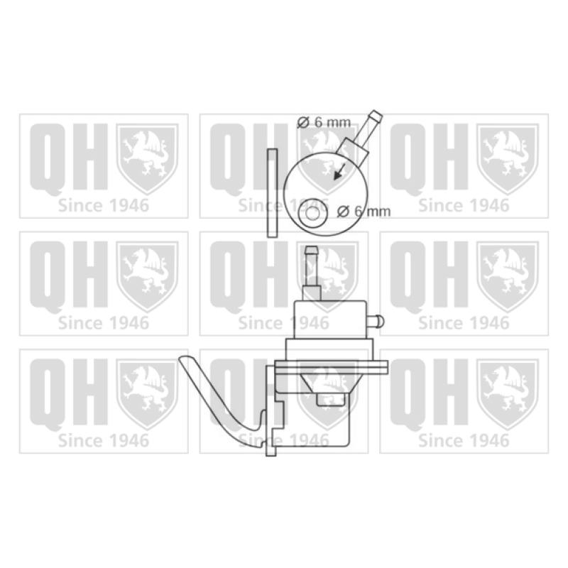 Pompe à carburant QUINTON HAZELL QFP42 - Visuel 1