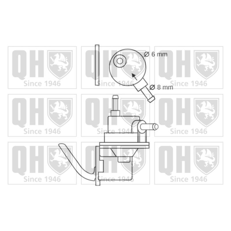 Pompe à carburant QUINTON HAZELL QFP43 - Visuel 1