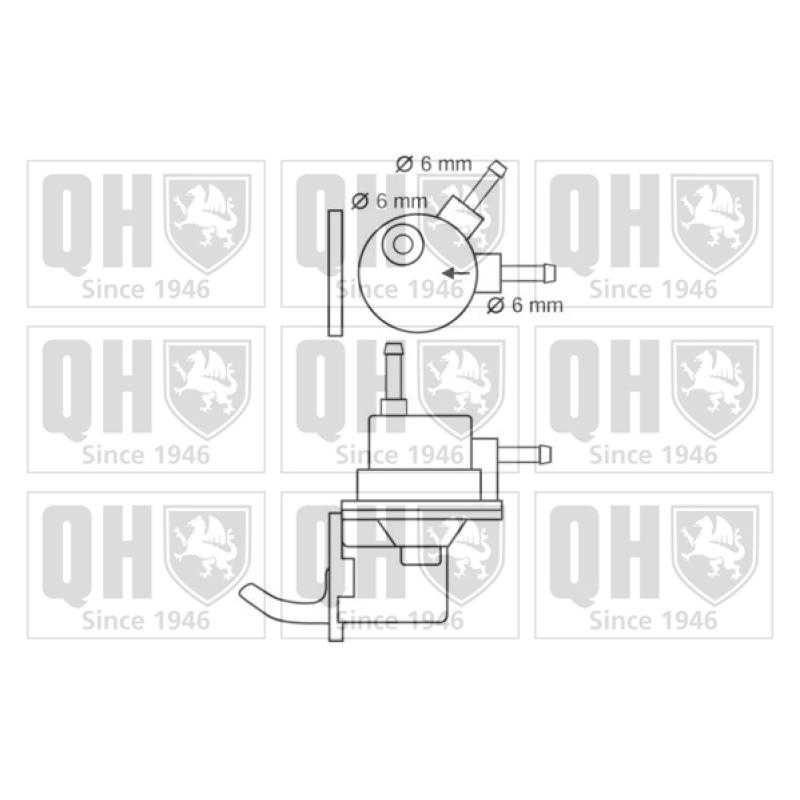 Pompe à carburant QUINTON HAZELL QFP48 - Visuel 1