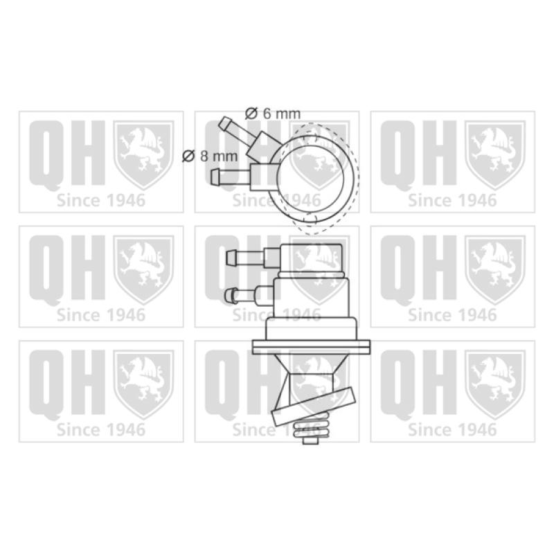 Pompe à carburant QUINTON HAZELL QFP527 - Visuel 1