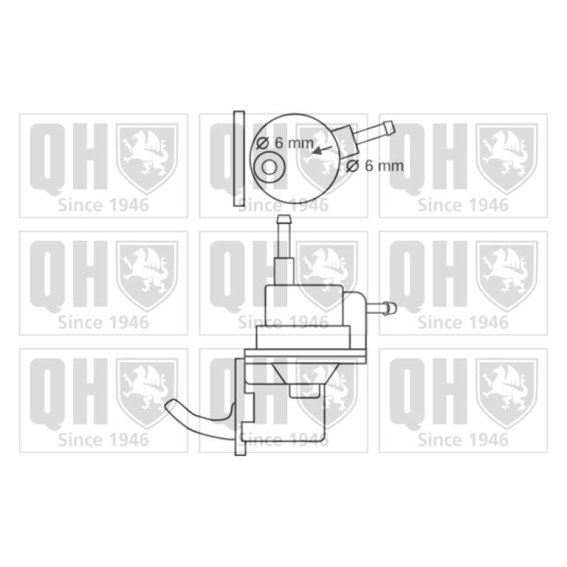 Pompe à carburant QUINTON HAZELL QFP82 - Visuel 1