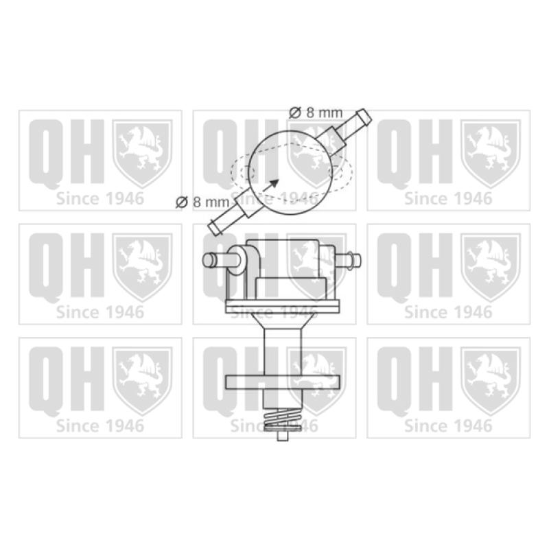 Pompe à carburant QUINTON HAZELL QFP87 - Visuel 1