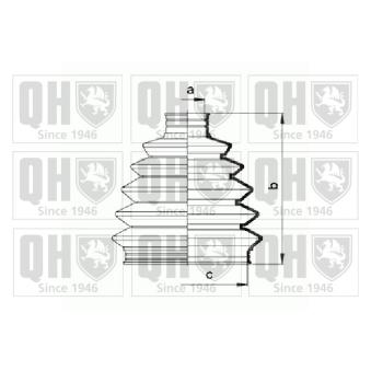 Soufflets de cardan avant QUINTON HAZELL OEM 374243