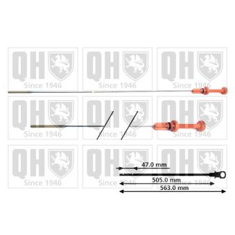 Jauge de niveau d'huile QUINTON HAZELL [QOD100]