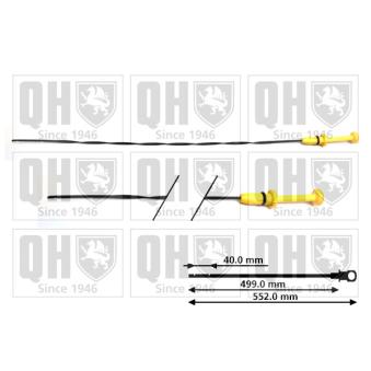 Jauge de niveau d'huile QUINTON HAZELL [QOD101]