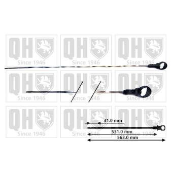 Jauge de niveau d'huile QUINTON HAZELL [QOD132]