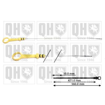 Jauge de niveau d'huile QUINTON HAZELL [QOD143]