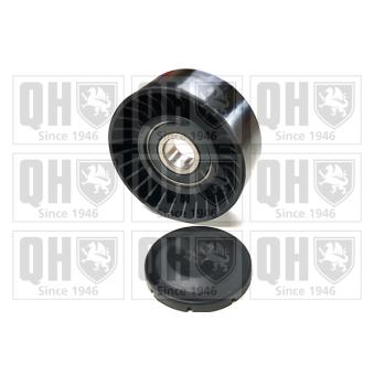 Poulie renvoi/transmission, courroie trapézoïdale à nervures QUINTON HAZELL QTA1617 pour VOLKSWAGEN CRAFTER 2.5 TDI - 136cv