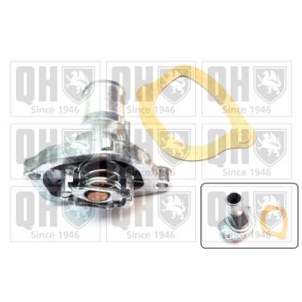 Thermostat d'eau QUINTON HAZELL QTH275K pour FIAT PANDA 1000 - 44cv