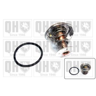 Thermostat d'eau QUINTON HAZELL QTH556K pour FORD MONDEO ST220 - 226cv