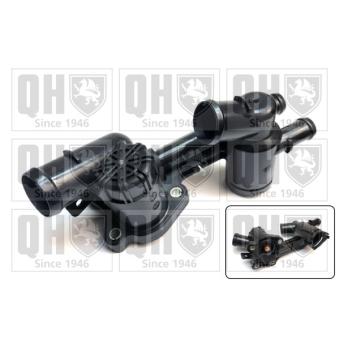Thermostat d'eau QUINTON HAZELL QTH737K pour FORD C-MAX 1.2 TSI - 86cv
