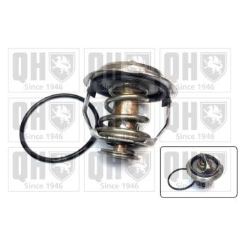 Thermostat d'eau QUINTON HAZELL QTH753K pour VOLKSWAGEN MULTIVAN 2.0 TSI - 150cv