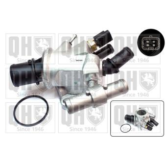 Thermostat d'eau QUINTON HAZELL QTH777K pour LANCIA THESIS 2.4 JTD - 175cv
