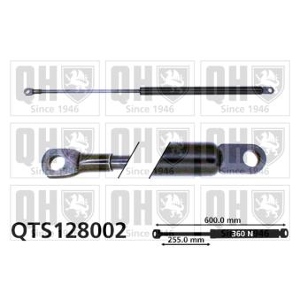 Vérin de hayon, de coffre QUINTON HAZELL QTS128002