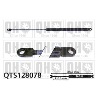Vérin, capot-moteur QUINTON HAZELL QTS128078 pour BMW Série 7 745 i - 252cv Vérin, capot-moteur QUINTON HAZELL QTS128078 pour BMW Série 7 745 i - 252cv