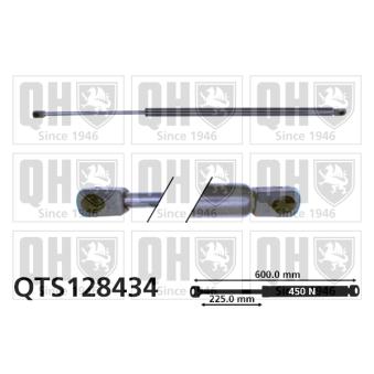 Vérin de hayon, de coffre QUINTON HAZELL QTS128434 pour RENAULT ESPACE 2.0 - 109cv