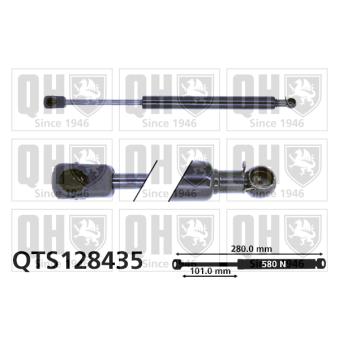 Vérin de hayon, de coffre QUINTON HAZELL OEM 8A5827552A