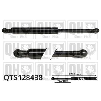 Vérin de hayon, de coffre QUINTON HAZELL OEM 893827552A