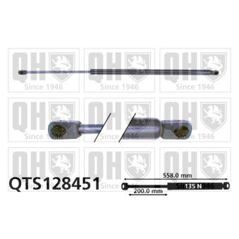 Vérin de hayon, de coffre QUINTON HAZELL QTS128451 pour SUZUKI VITARA 1.6 - 80cv