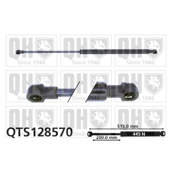 Vérin de hayon, de coffre QUINTON HAZELL QTS128570 pour LEXUS RX 420 Di - 105cv