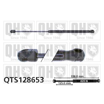 Vérin de hayon, de coffre QUINTON HAZELL QTS128653 pour MG MG 2.0 CDTI - 131cv